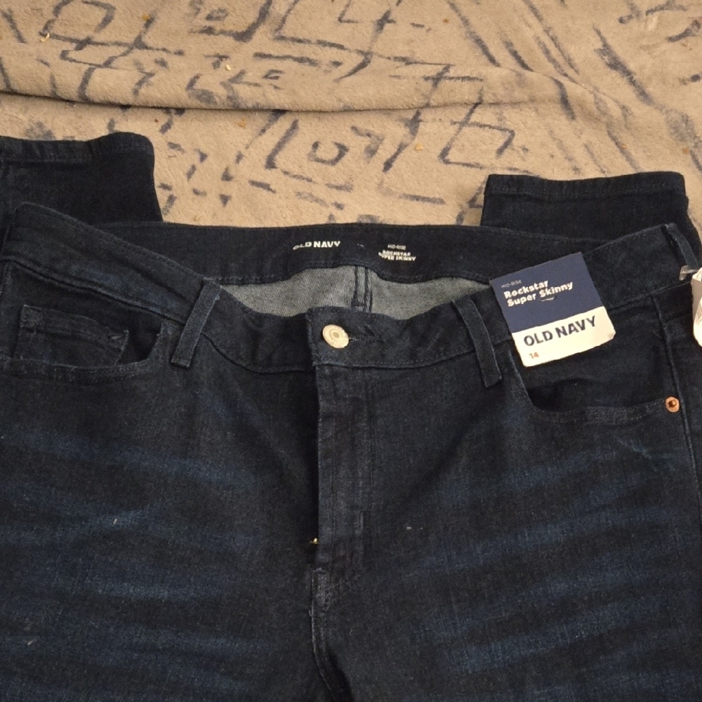 Old Navy Men's Dark Blue Jeans